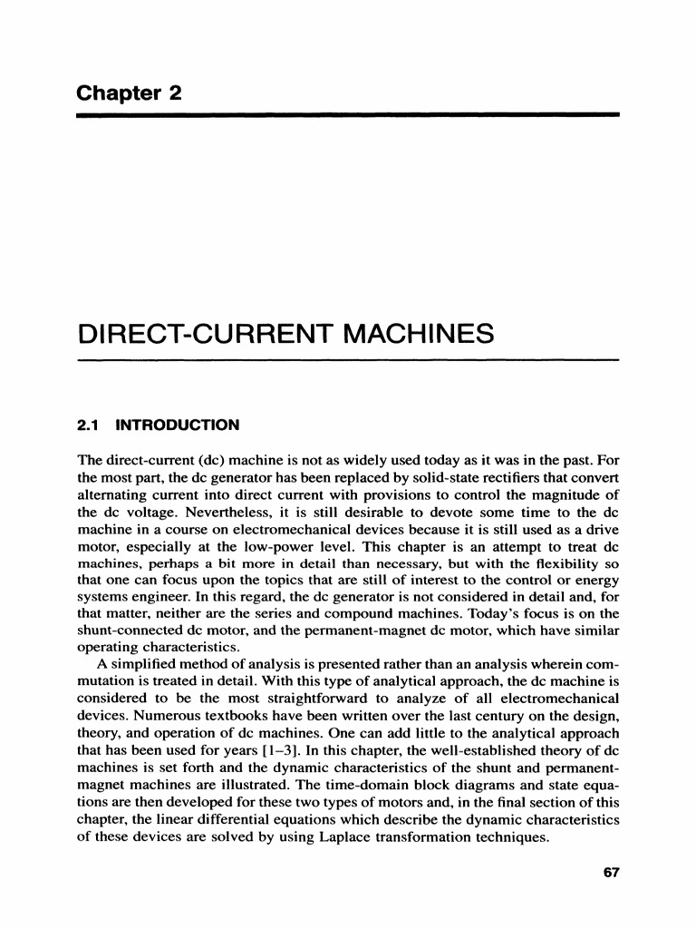 Understanding Direct-Current Machines | PDF | Electric Motor | Inductor