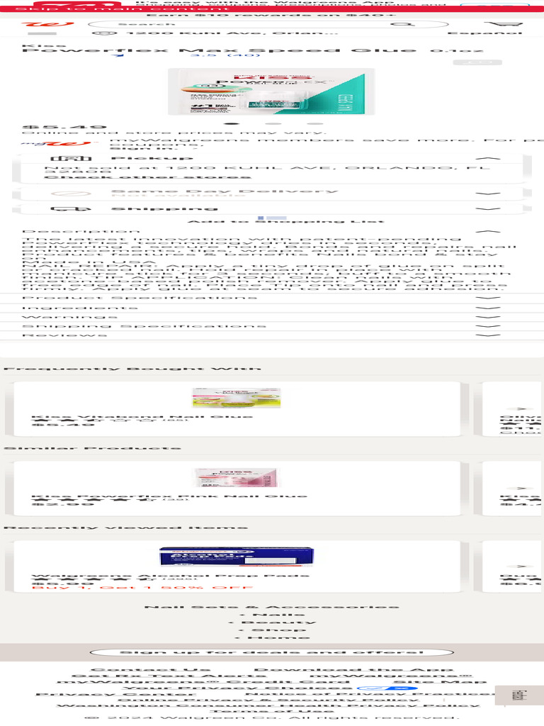 Kiss Powerflex Max Speed Glue Walgreens PDF