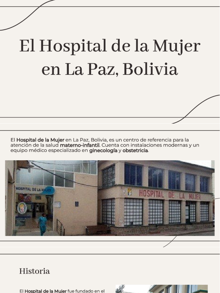Slidesgo El Hospital de La Mujer en La Paz Bolivia 20240508132007UxBa | PDF