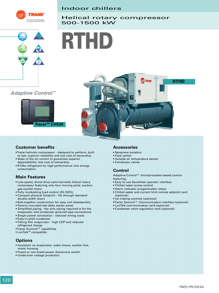 Trane RTHD | PDF