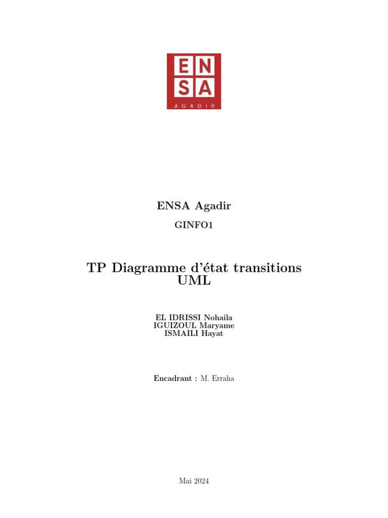 TD8 Uml | PDF