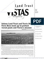 Fall 2010 Vistas Newsletter, Solano Land Trust