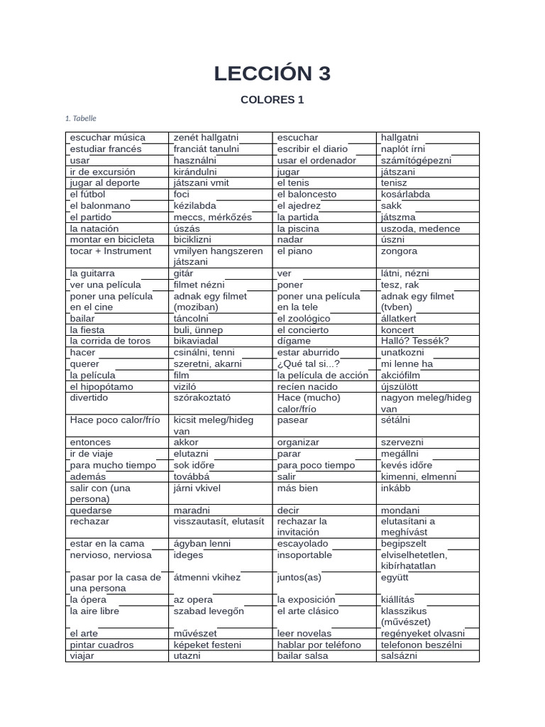Lección 3 | PDF