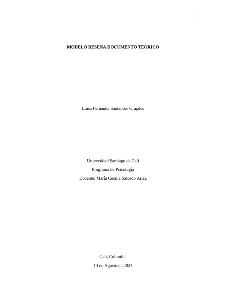 Reseña Lectura 2 | PDF