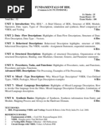 Fundamentals of HDL