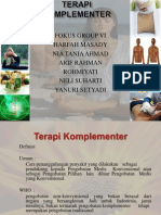 Terapi Komplementer FOKUS GROUP