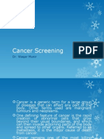 Cancer Screening: Dr. Waqar Munir