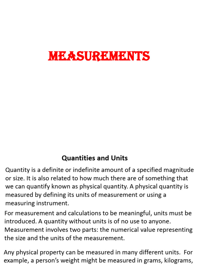 Unit Conversion in Physics Measurements | PDF | Measurement | Science ...