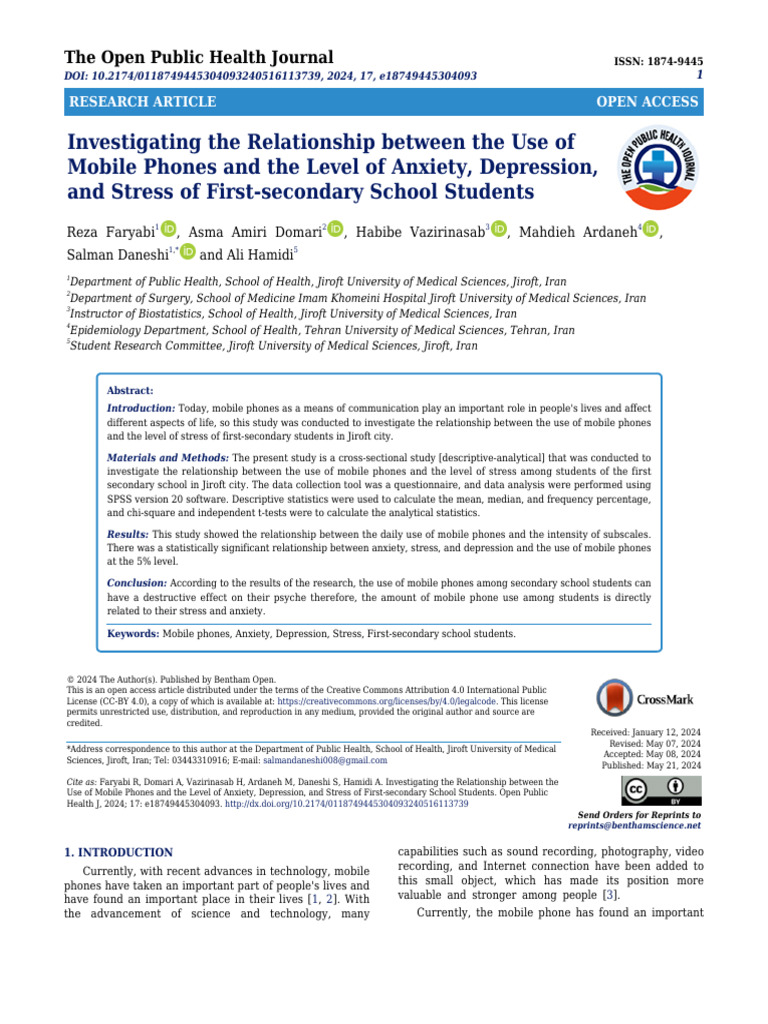 Investigating The Relationship Between The Use of | PDF | Substance ...
