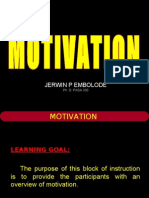 Motivation - PHD PASA 303