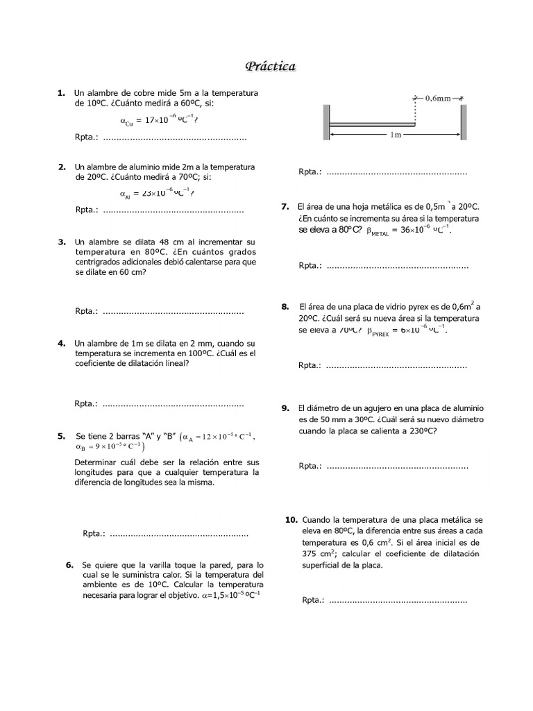 Dilatación De Los Cuerpos Pdf