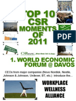 Top 10 CSR Moments of 2011