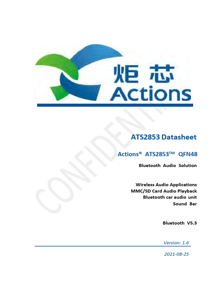 ATS2853 2BDatasheet 2BV1.6 - PDF00 E5 B7 B2 E8 BD AC E6 8D A2 | PDF