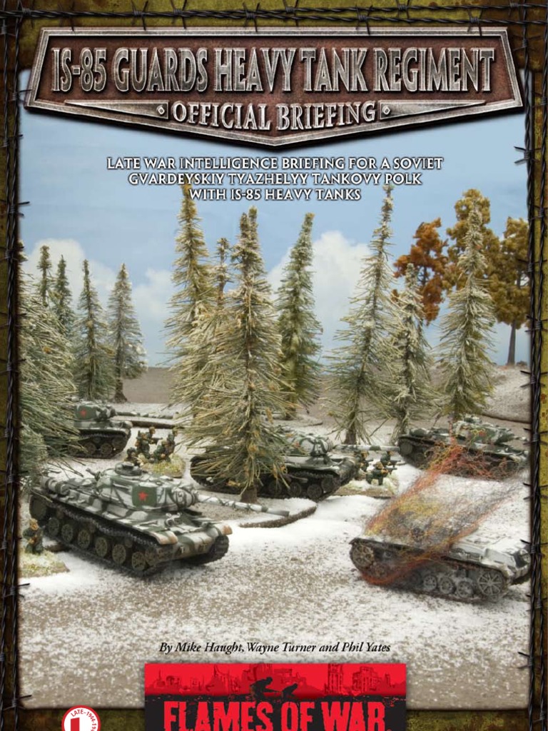 Is 85 Guards Heavy Tank Regiment | PDF | Battalion | Platoon