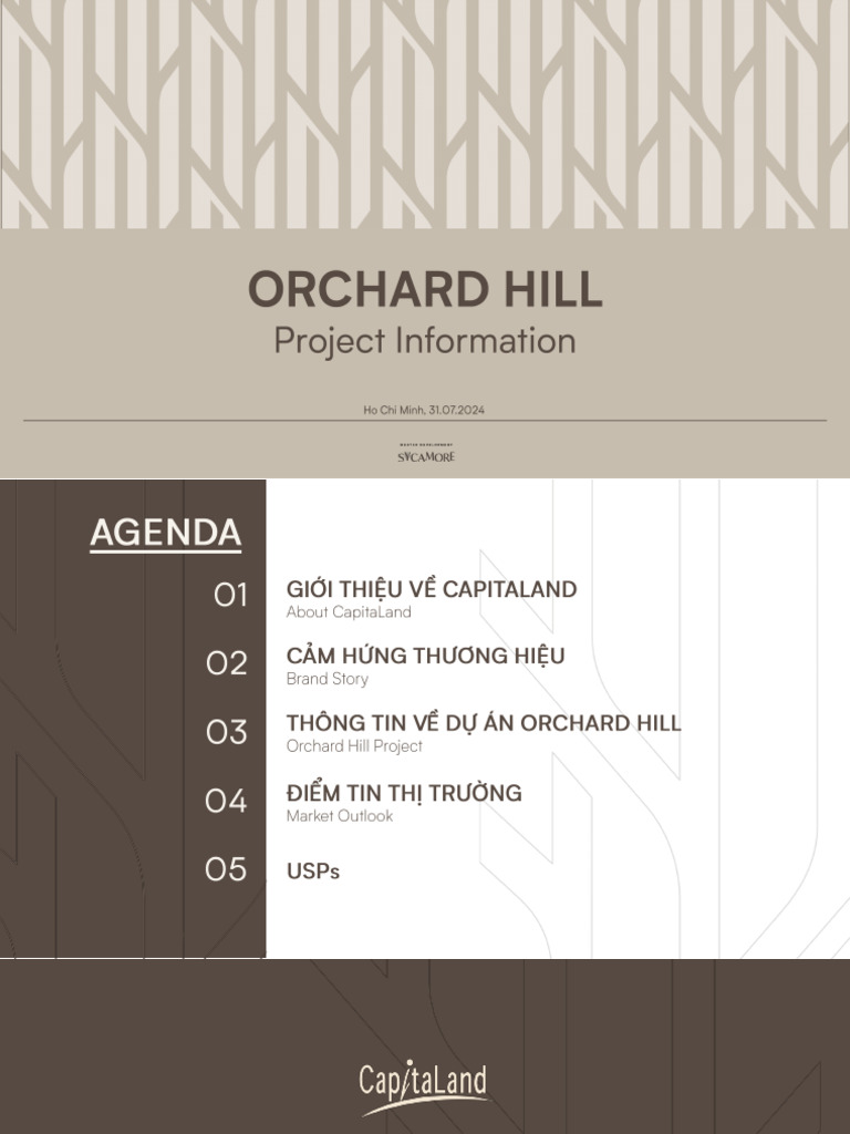 Orchard Hill - Project Information | PDF