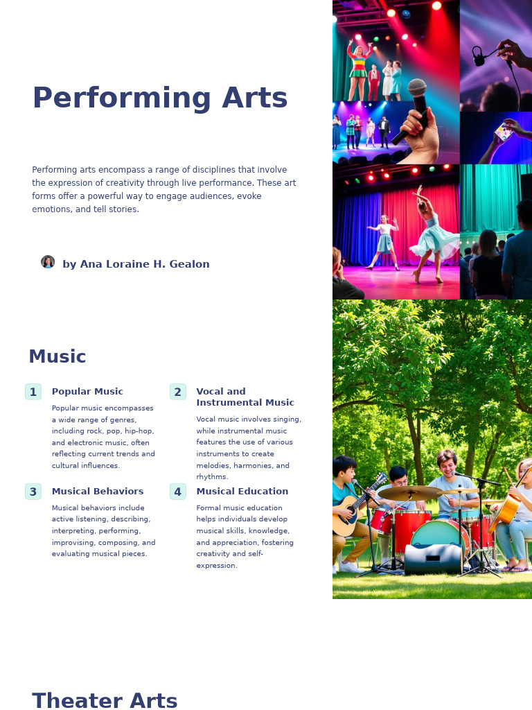 Performing Arts | PDF