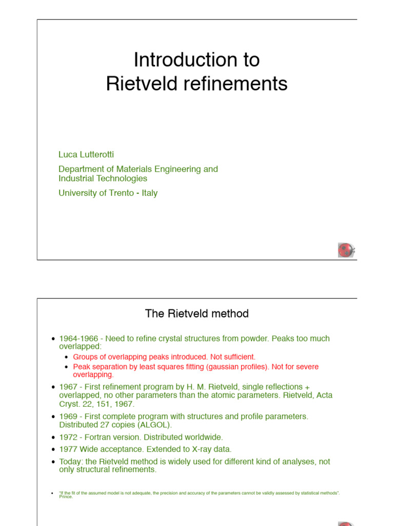 Rietveld | PDF