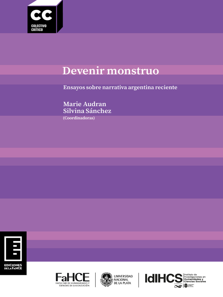 AUDRAN y SANCHEZ (Coords) - Devenir Monstruo Ensayos Sobre Narrativa  Argentina Reciente (Gabriela Cabezón Cámara) | PDF | Violación | Violencia