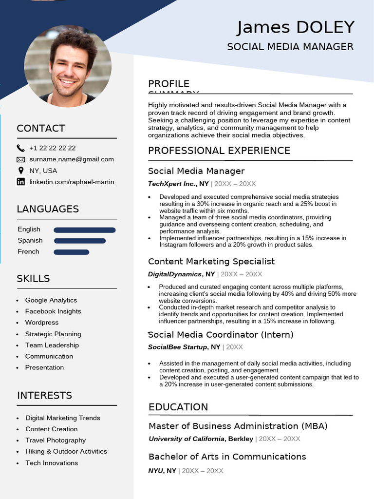 Social Media Manager Resume Example | PDF | Résumé | Business