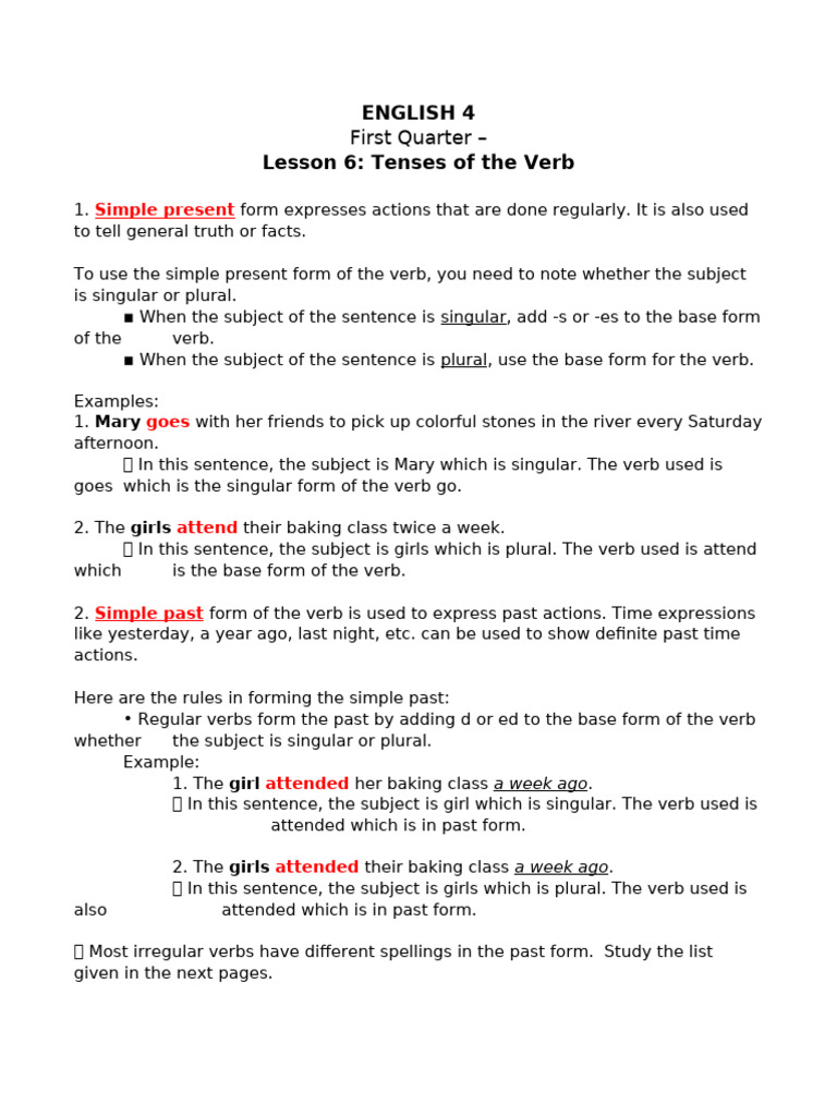 ENGLISH 4 - Module 4 | PDF