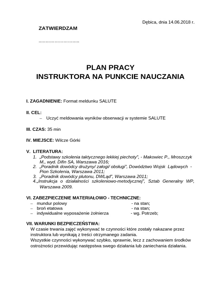 PP - Format Meldunku SALUTE | PDF