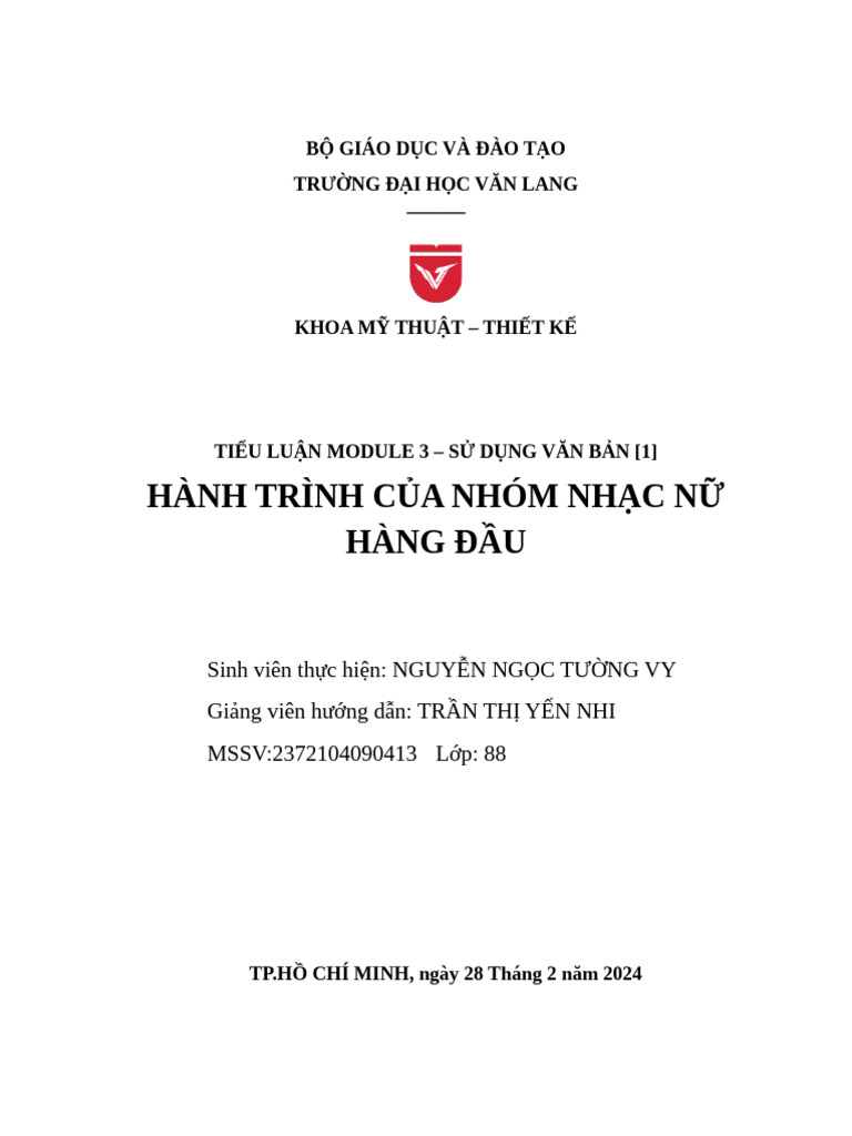 Tieu Luan Module 2 Pdf