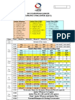 Calendario de Partidos EJCC Draw 2012