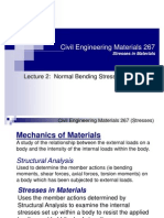 CMats Lect2-Normal Bending Stress and Strain (Compatibility Mode)