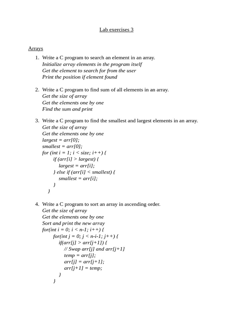 Lab exercises 3 hints pdf
