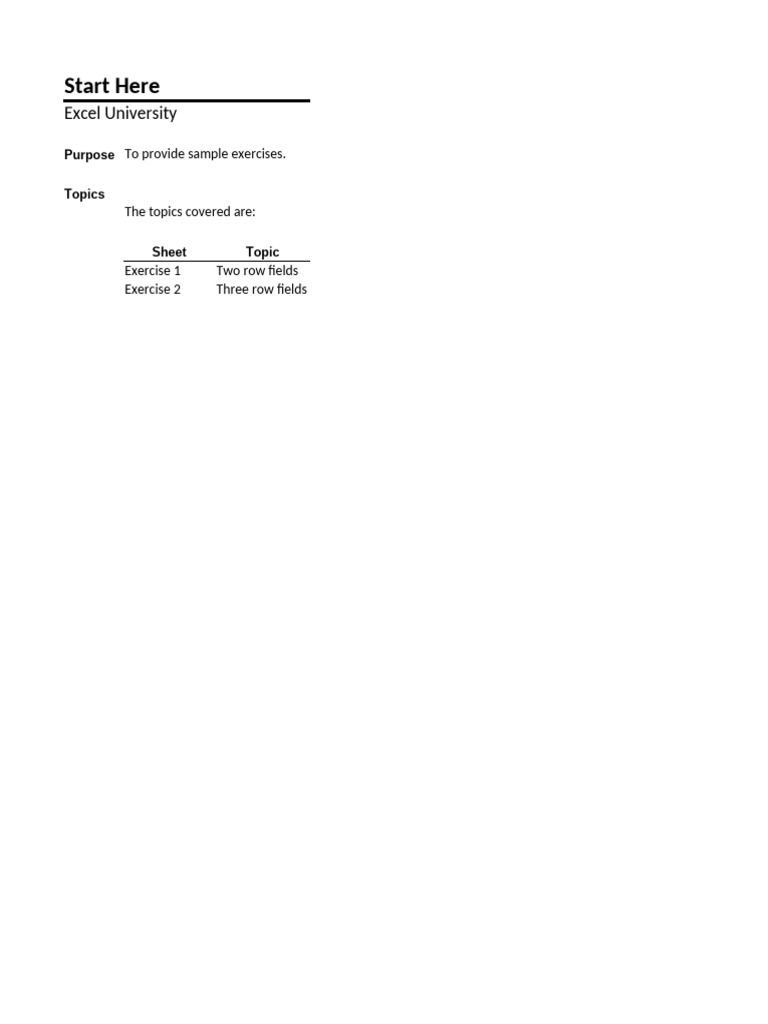 Row Fields | PDF