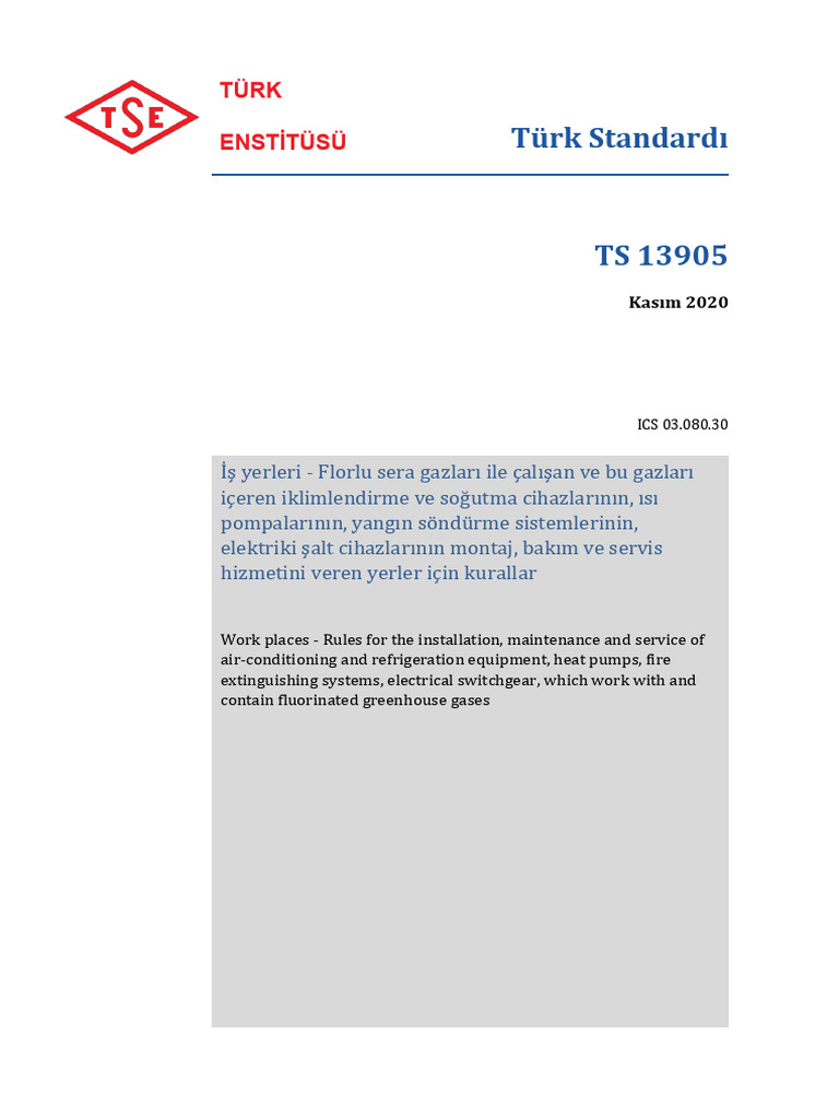 TS 13905 | PDF
