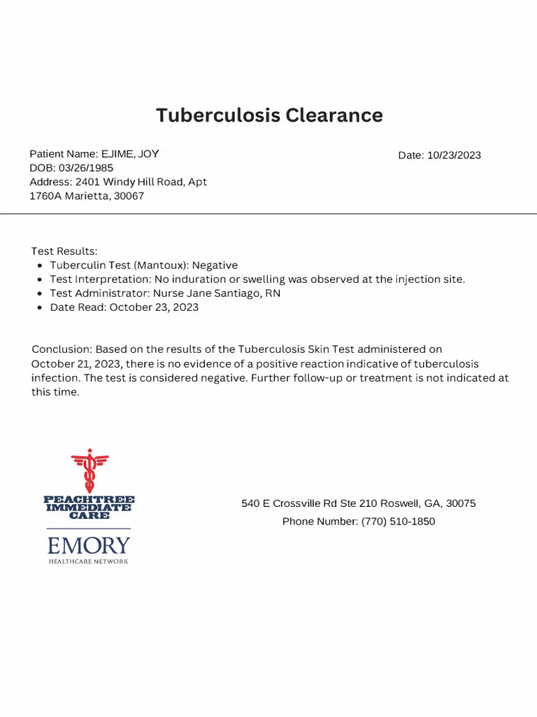 Labcorp Tb Test