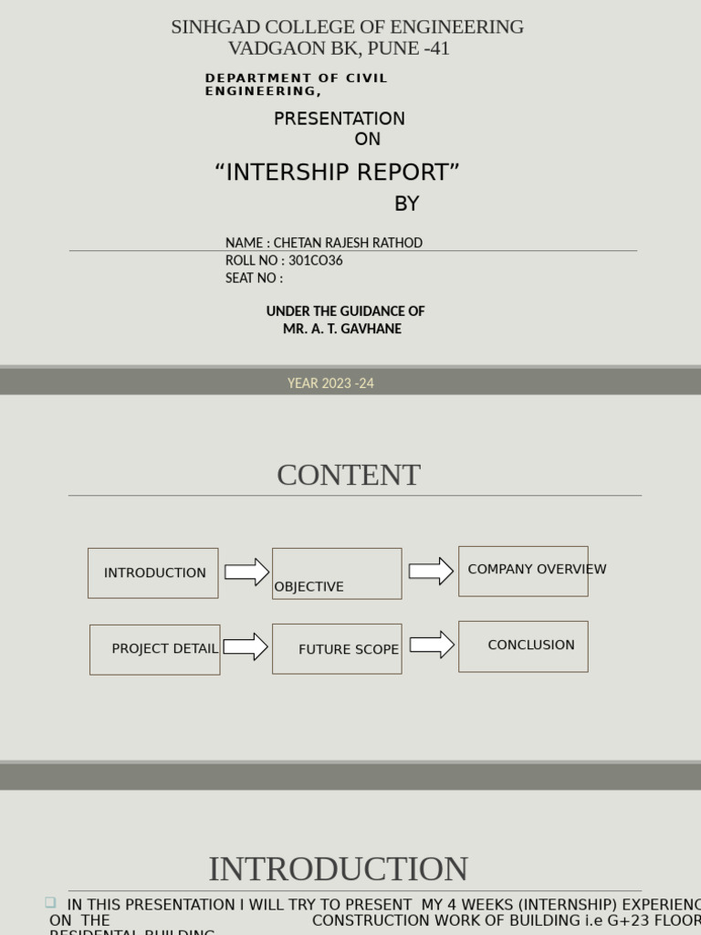 Internship | PDF