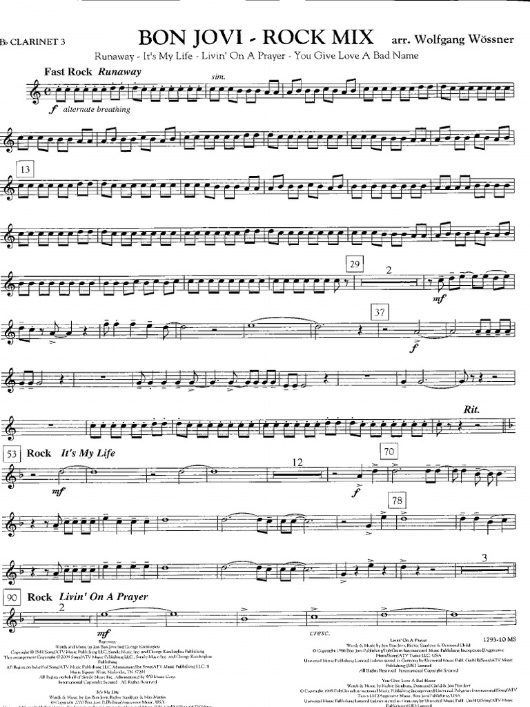 Bon Jovi Rock Mix CLAR3º | PDF
