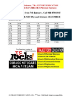 Csir Net Physics December 2011 B Series Key