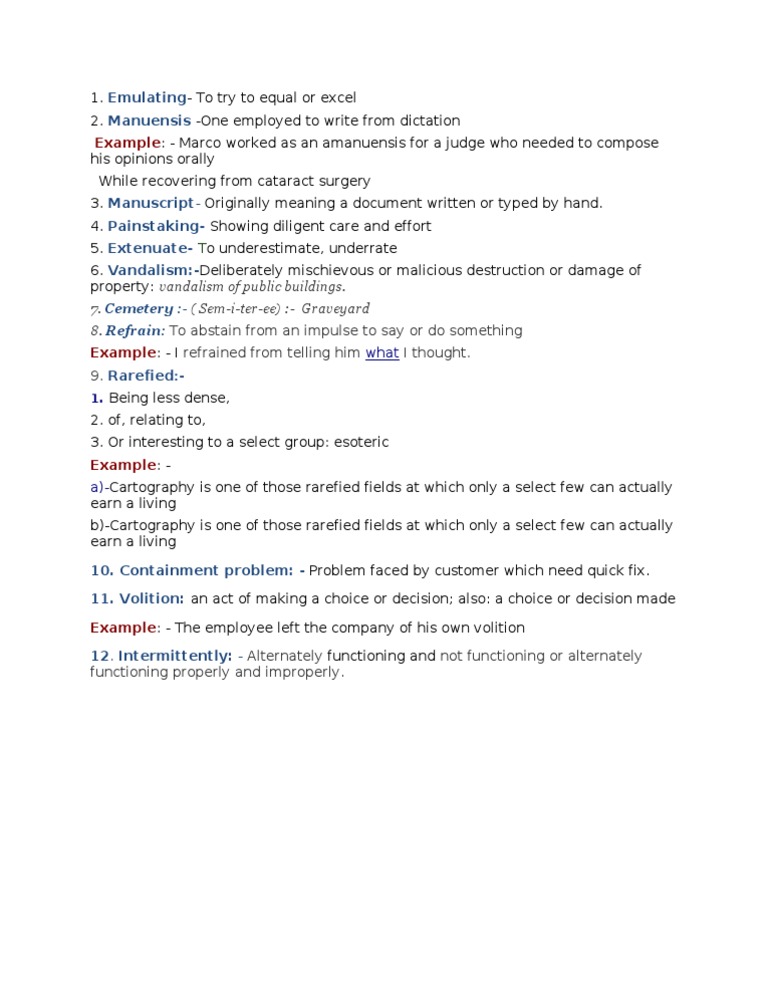 Key Vocabulary Definitions and Examples | PDF | Art