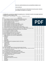 Cuestionario para Diagnóstico de La Institución Educativa San Martín de Porrres Cusco