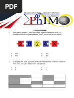 MOEMS Division E Contest Problems | PDF | Mathematics | Number Theory