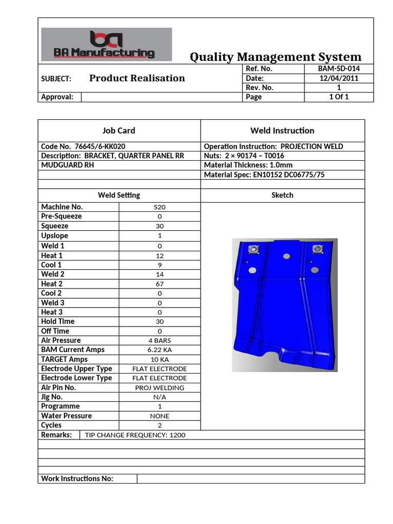 76645&6-KK020 Welding Report.. | PDF