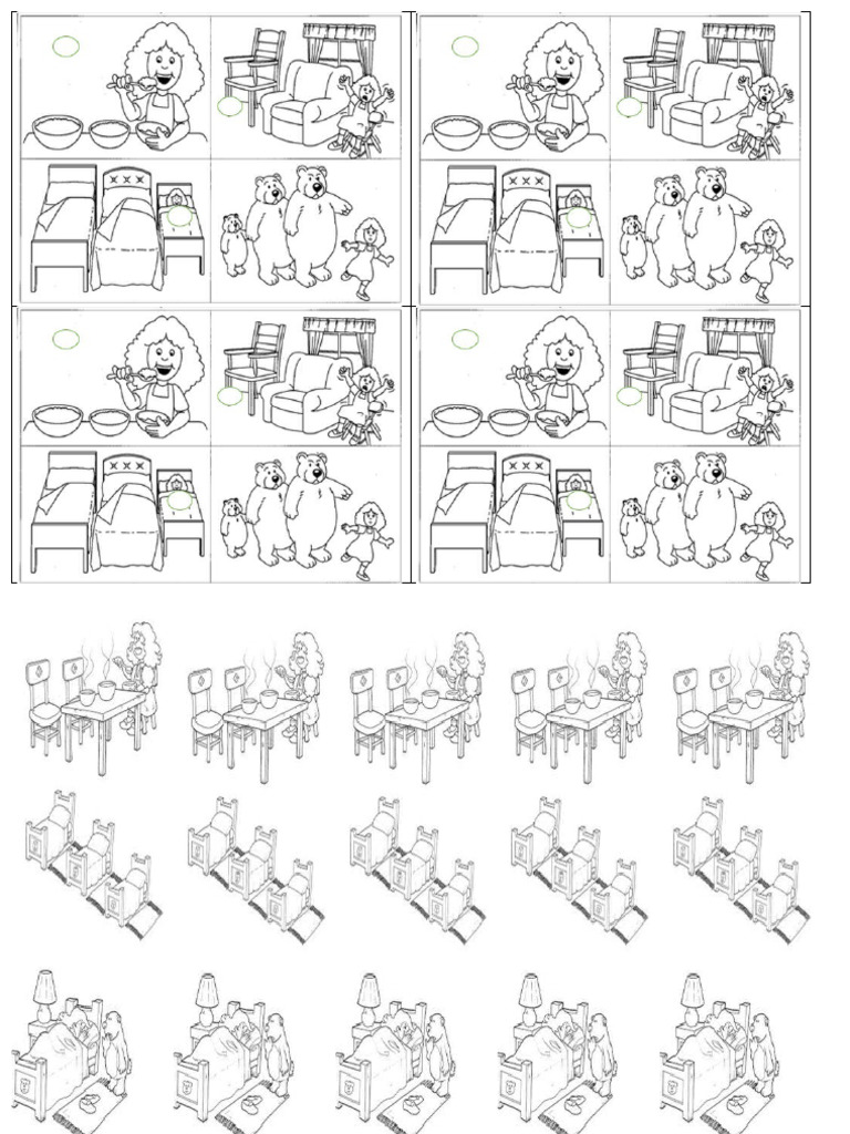 Actividades Ricitos de Oro | PDF