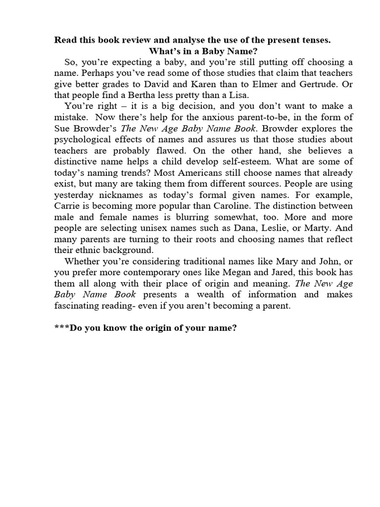 Grammar exercise pdf