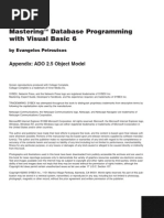 Mastering VB6 Database