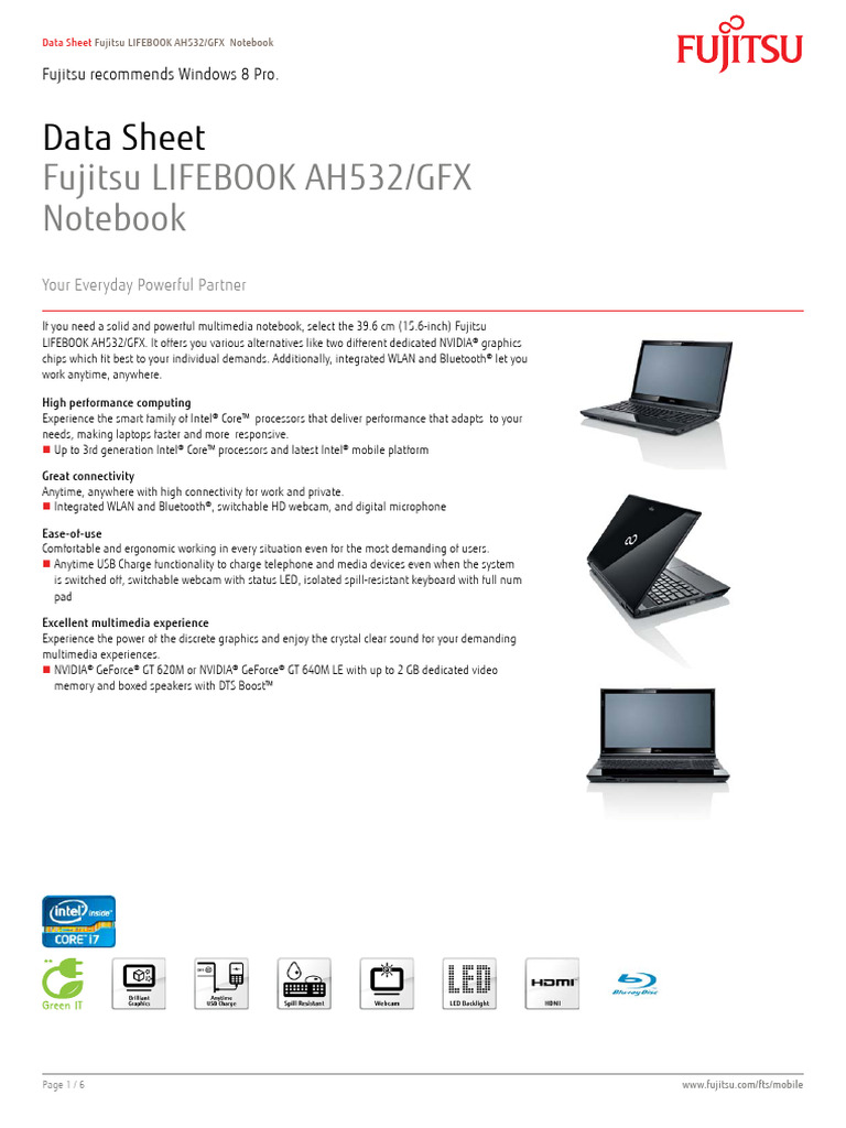 Lifebook Ah532 GX | PDF