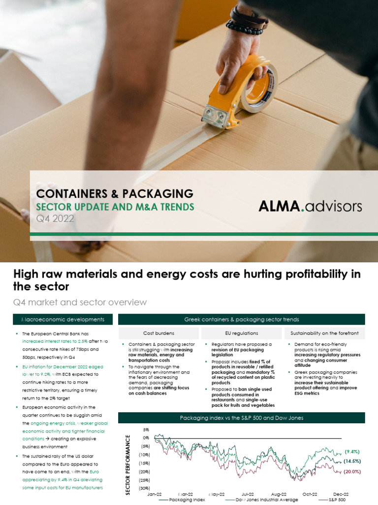Packaging Sector Update - Q4 2022 M&A Report | PDF