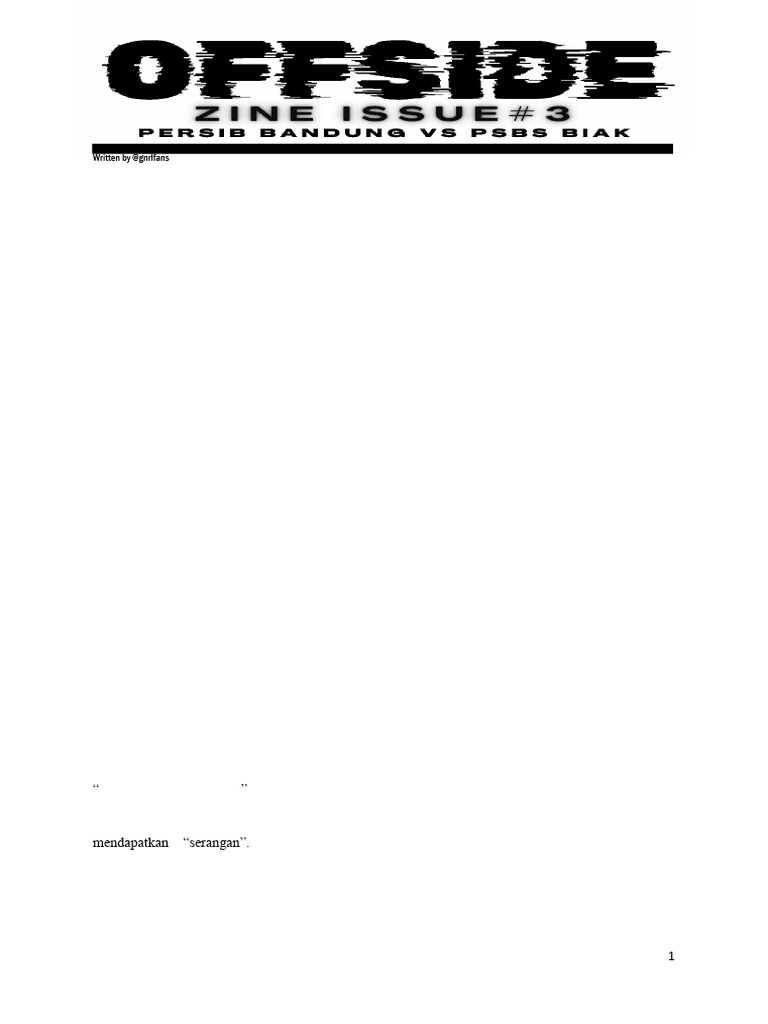Offside #3 | PDF