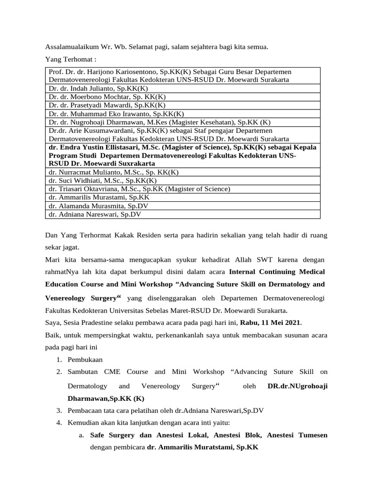 Teks MC | PDF