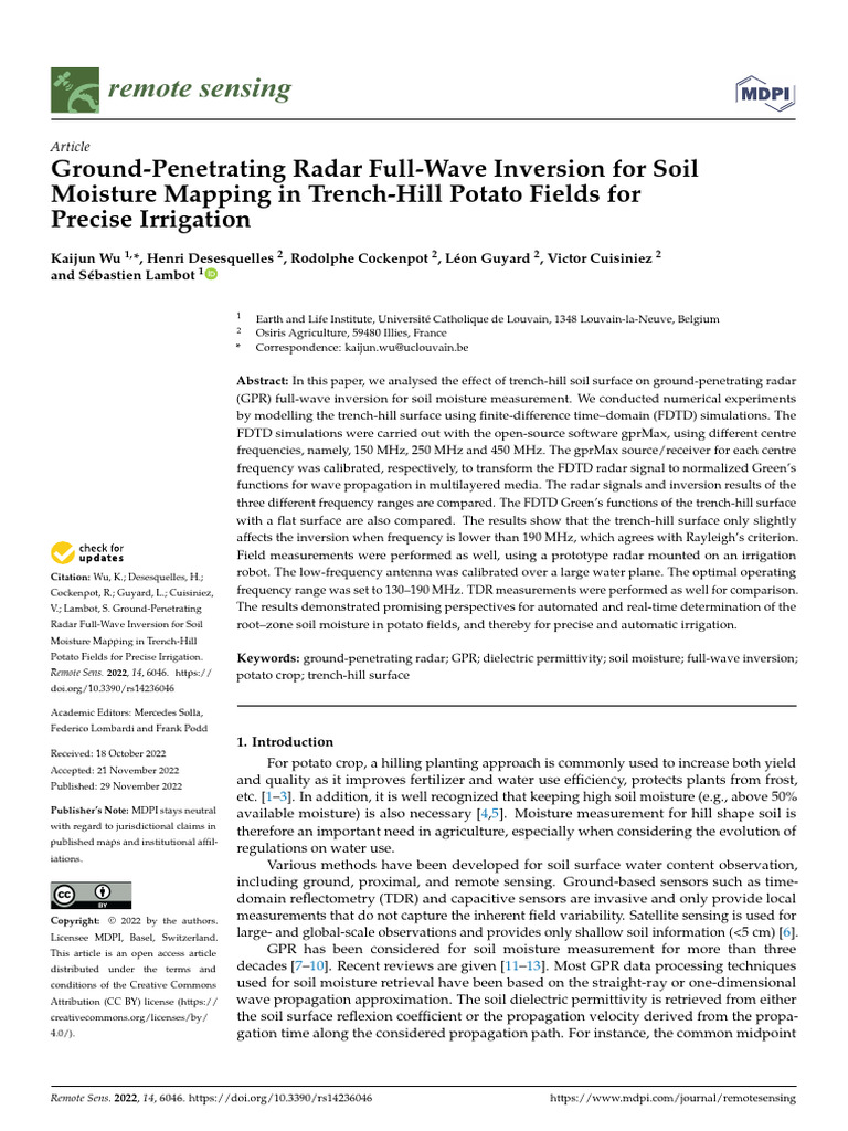 Remotesensing 14 06046 v2 | PDF