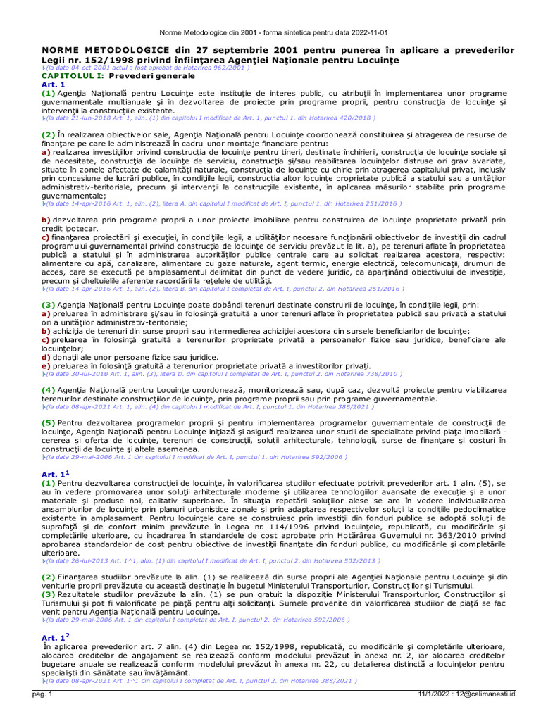 Norme-Metodologice ANL | PDF