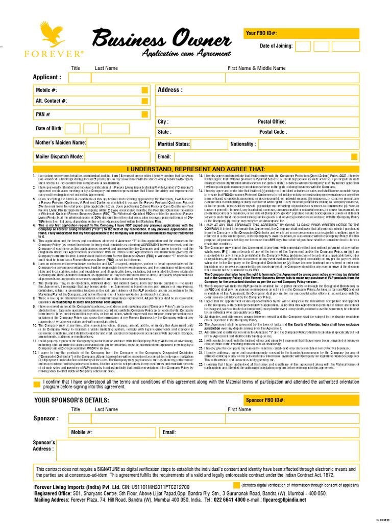 FLP - Registration Dabthwa | PDF | Indemnity | Law