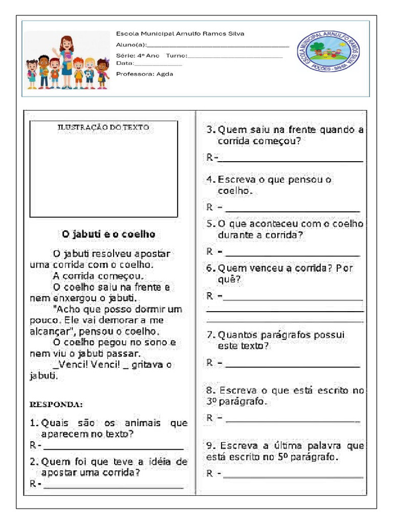 Att Agda Estudo Do Texto | PDF